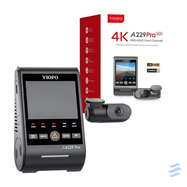 VIOFO A229 PRO 2CH 4K + 2K WiFi GPS Video recorders