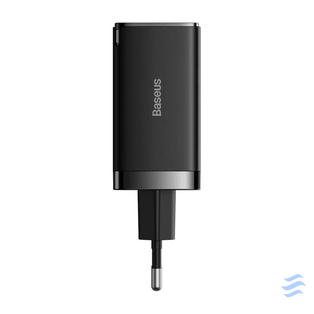 Wall charger Baseus GaN5 Pro 2xUSB C + USB 65W (black) mains chargers