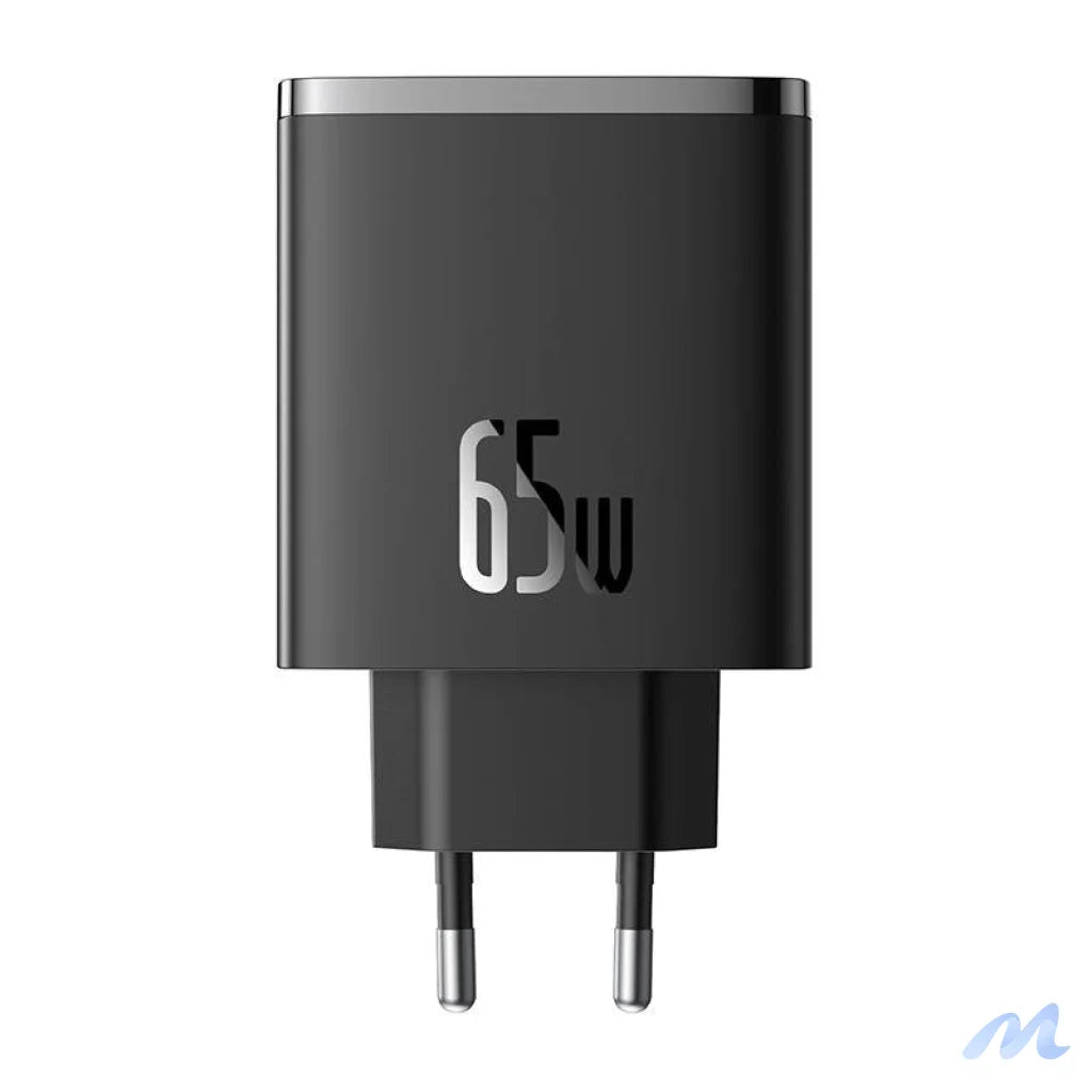 Wall charger Baseus OS-Cube Pro 2xUSB-C + USB, 65W (black)