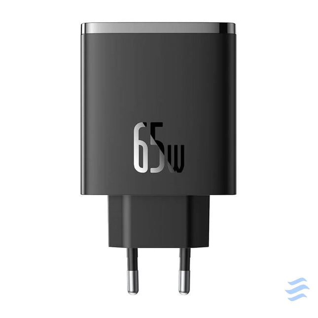 Wall charger Baseus OS Cube Pro 2xUSB C + USB 65W (black) mains chargers