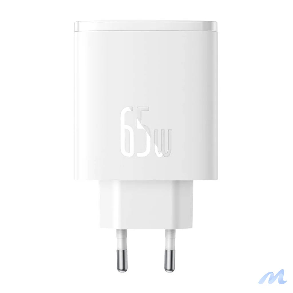 Wall charger Baseus OS-Cube Pro 2xUSB-C + USB, 65W (white)