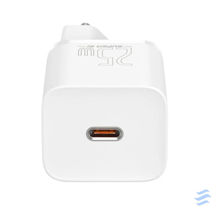 Wall charger Baseus Super Si Quick Charger 1C 25W (white) mains chargers