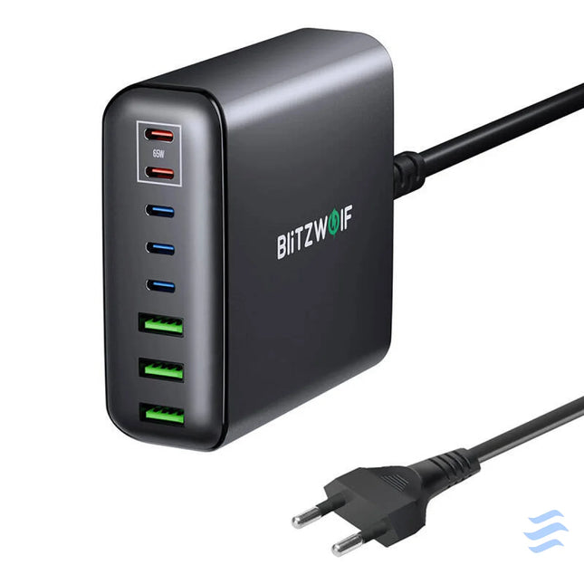 Wall charger Blitzwolf BW S26 250W (black) mains chargers