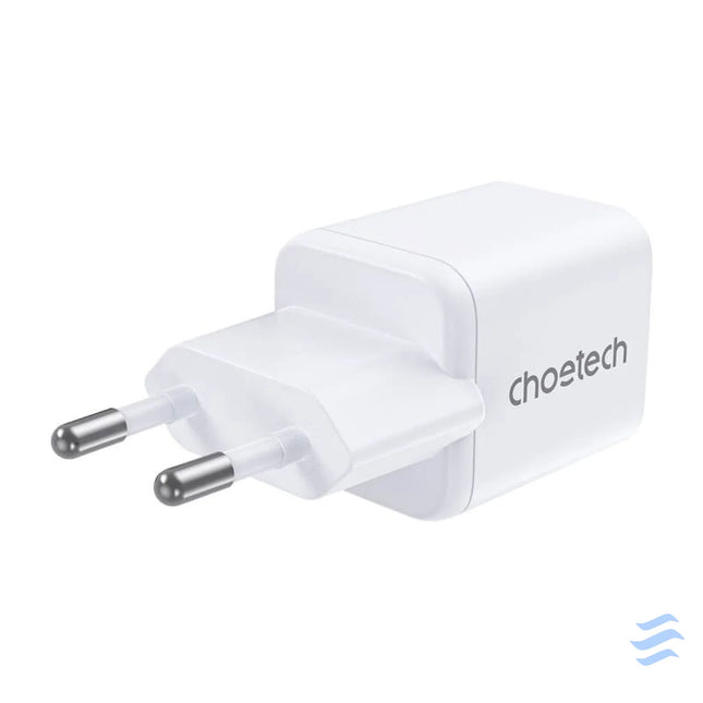 Wall Charger Choetech PD30W Dual ports 1C1A (White) mains chargers