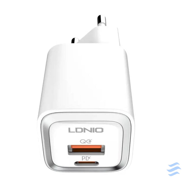 Wall charger LDNIO A2318M USB USB C + USB C Lightning Cable mains chargers