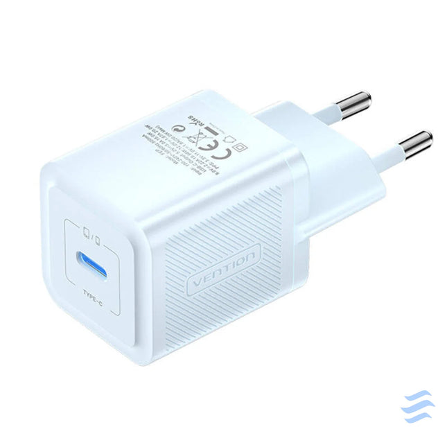 Wall charger Vention FEPL0 EU USB C 20W GaN (blue) mains chargers