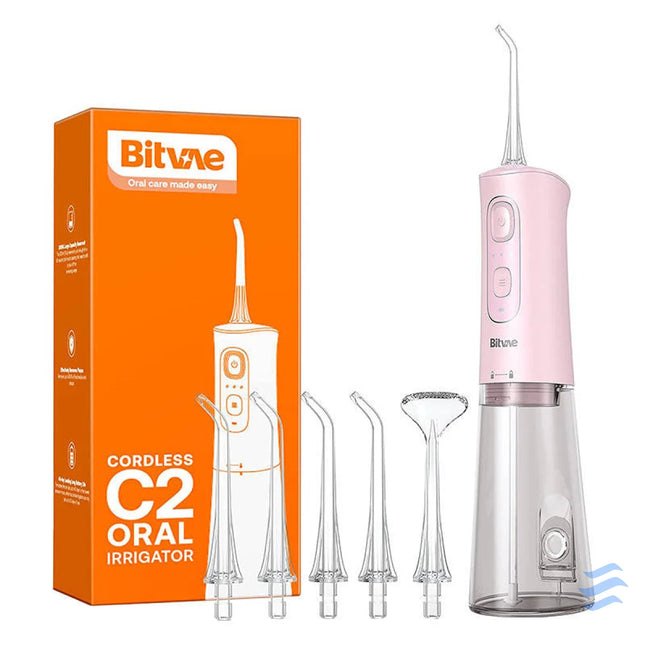 Water flosser with nozzles set Bitvae C2 (pink) Irrigators