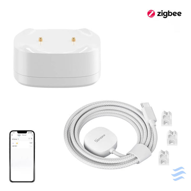 Water leak/flood sensor set ZigBee SONOFF SNZB 05P + Cable WLDC200 Sensors