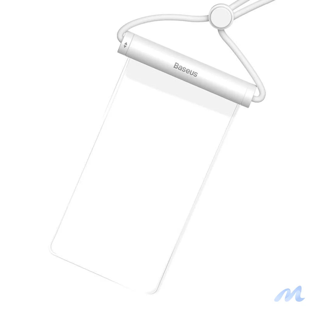 Waterproof phone case Baseus AquaGlide with Cylindrical Slide Lock (white)