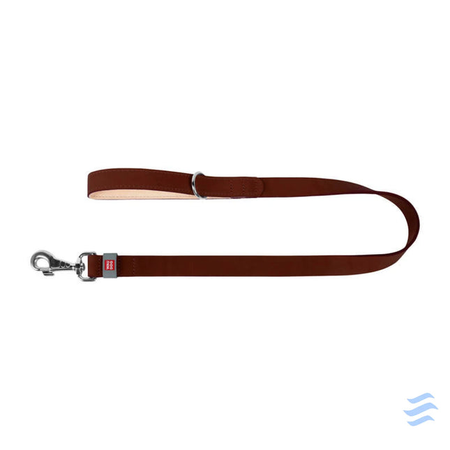 WAUDOG natural leather dog leash 14 mm wide 122 cm long brown Walking and transportation
