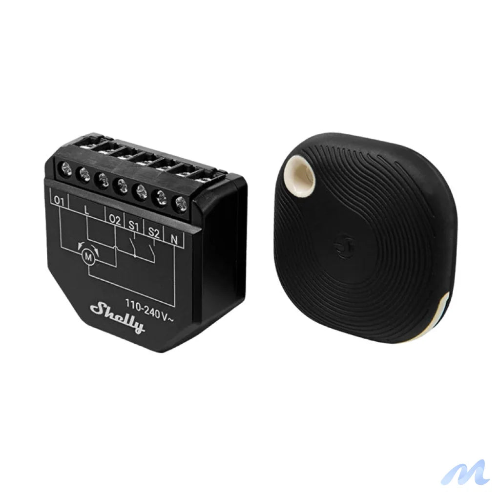 WiFi Shelly Shutter + BLU Button Tough 1 blinds/curtains controller