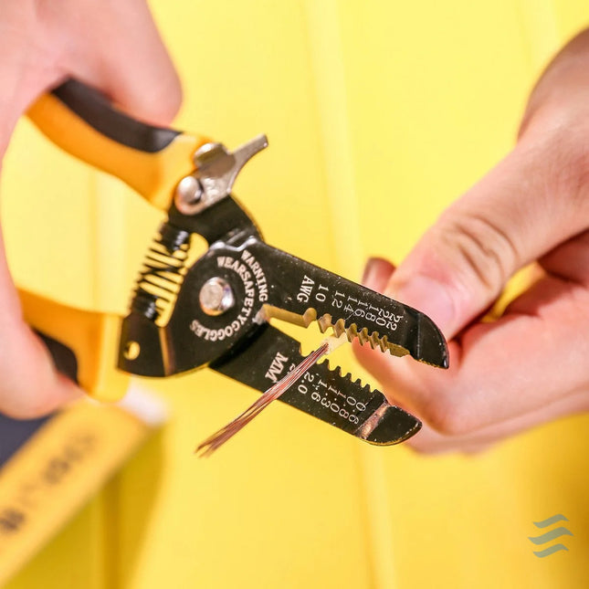 Wire Stripper 0.6 2.6mm Deli Tools EDL2607 (black&yellow) Pliers