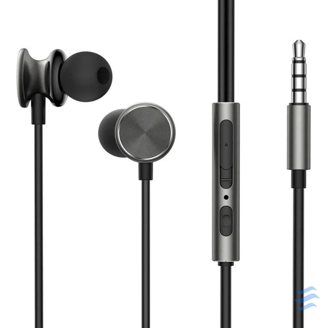 Wired Earphones JR EW03 Half in Ear (Dark Grey) Wired
