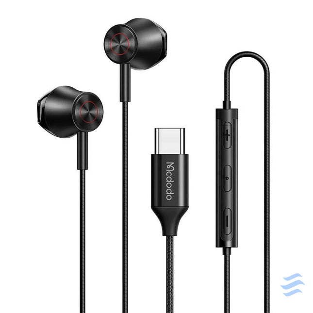 Wired earphones Mcdodo HP 4070 USB C (black) Wired
