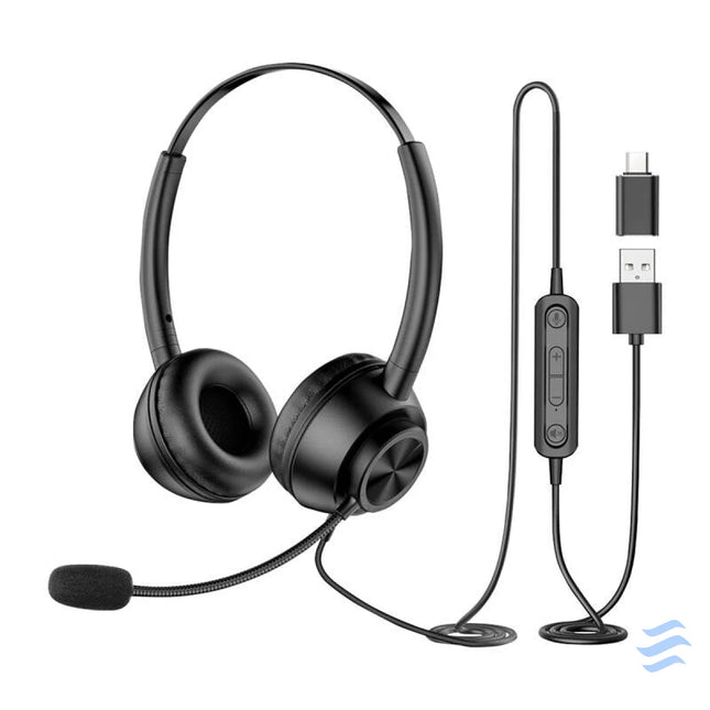 Wired headset with microphone New Bee H368 Wired