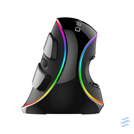 Wired Vertical Mouse Delux M618Plus 4000DPI RGB Vertical mice