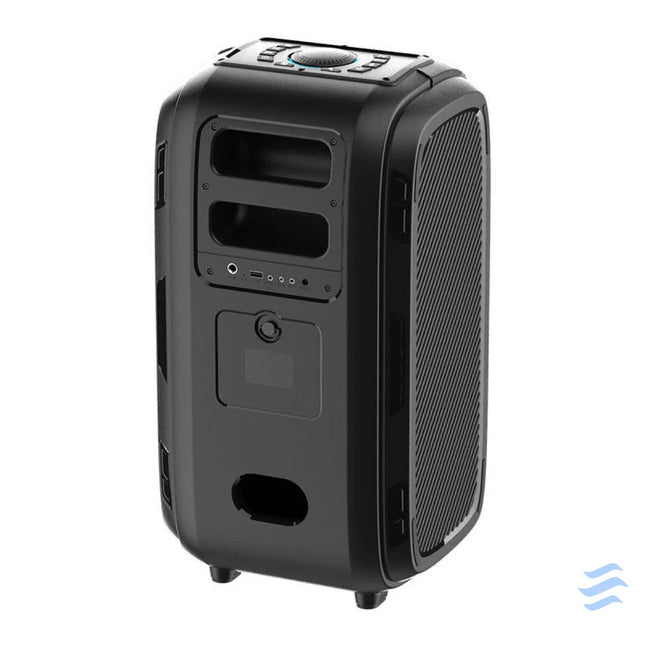 Wireless Bluetooth Speaker W KING T9 Pro 120W + 2 microphones (black) Bluetooth portable speakers