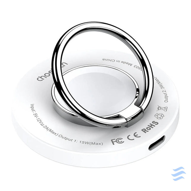 Wireless charger 2 in 1 Choetech T603 F holder (white) Wireless chargers