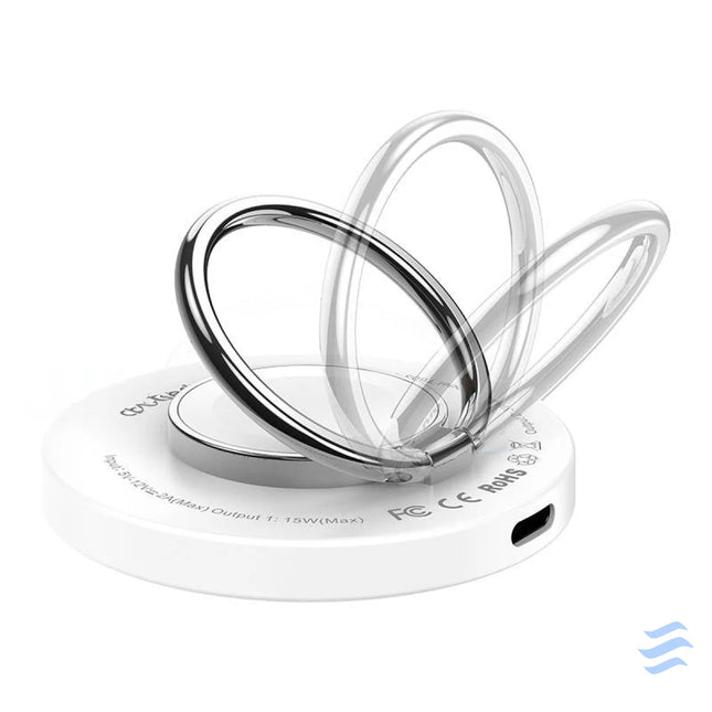 Wireless charger 2 in 1 Choetech T603 F holder (white) Wireless chargers