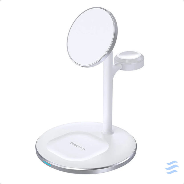 Wireless charger Choetech with stand 2in1 (white) Wireless chargers