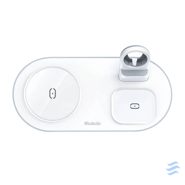 Wireless Charger Mcdodo CH 7060 3 in 1 15W (mobile/TWS/Apple watch) (white) Car chargers