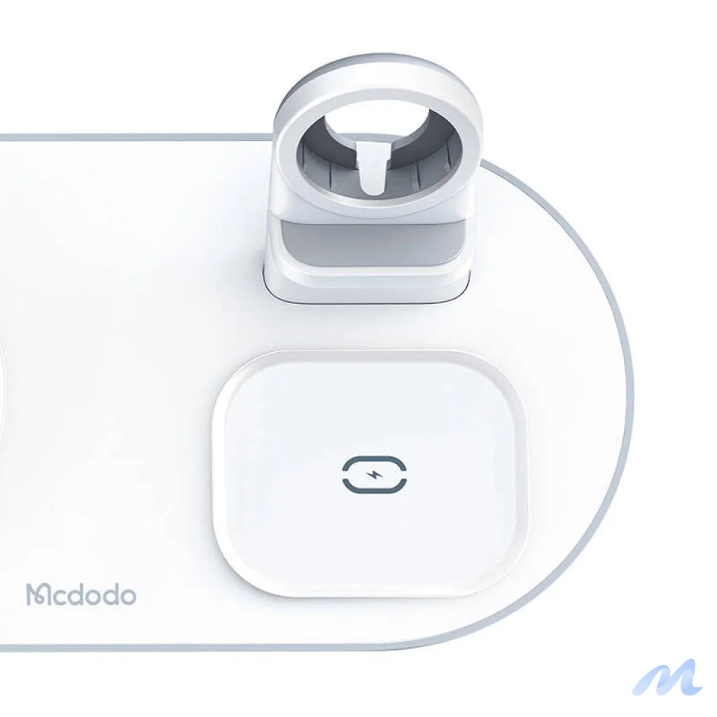 Wireless Charger Mcdodo CH-7060 3 in 1 15W (mobile/TWS/Apple watch) (white)
