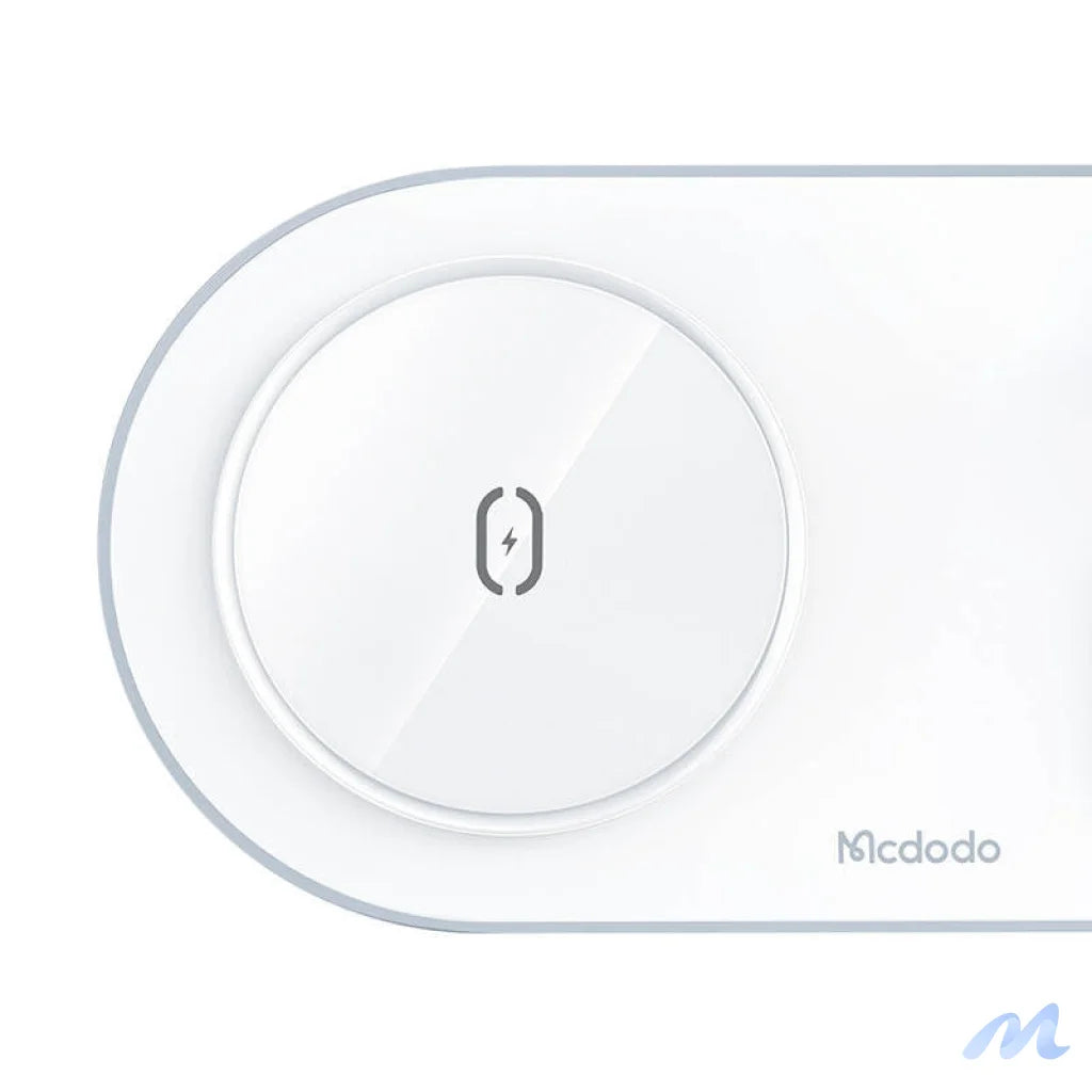 Wireless Charger Mcdodo CH-7060 3 in 1 15W (mobile/TWS/Apple watch) (white)