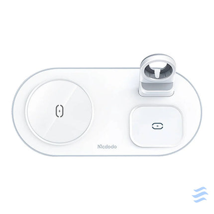 Wireless Charger Mcdodo CH 7062 3 in 1 15W (mobile/TWS/Apple watch) (white) Car chargers