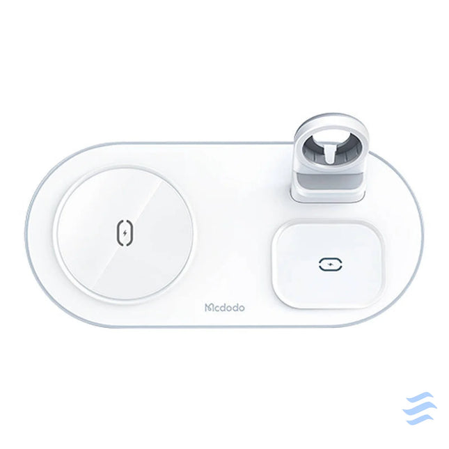 Wireless Charger Mcdodo CH 7062 3 in 1 15W (mobile/TWS/Apple watch) (white) Car chargers