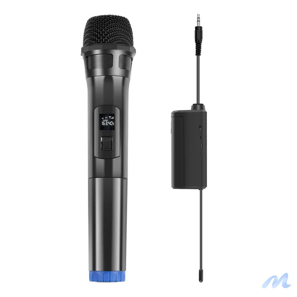 Wireless dynamic microphone 1 to 2 UHF PULUZ PU643 3.5mm