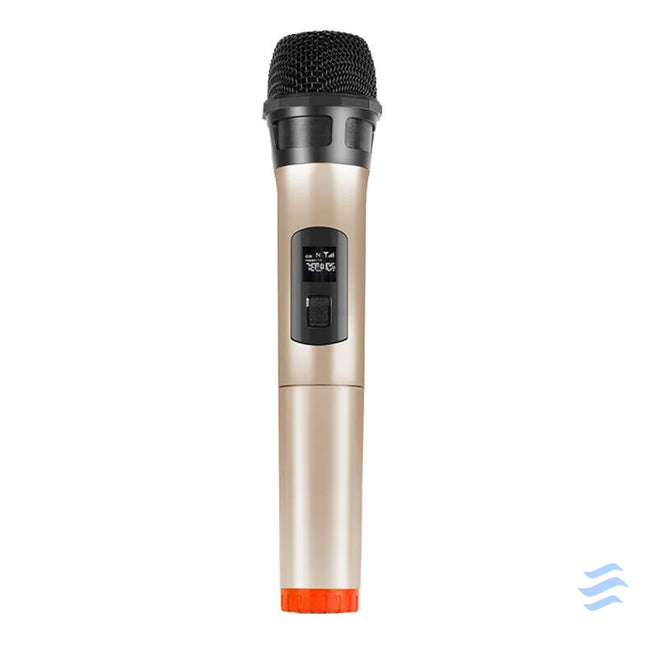 Wireless dynamic microphone UHF PULUZ PU628J 3.5mm (gold) Lavalier