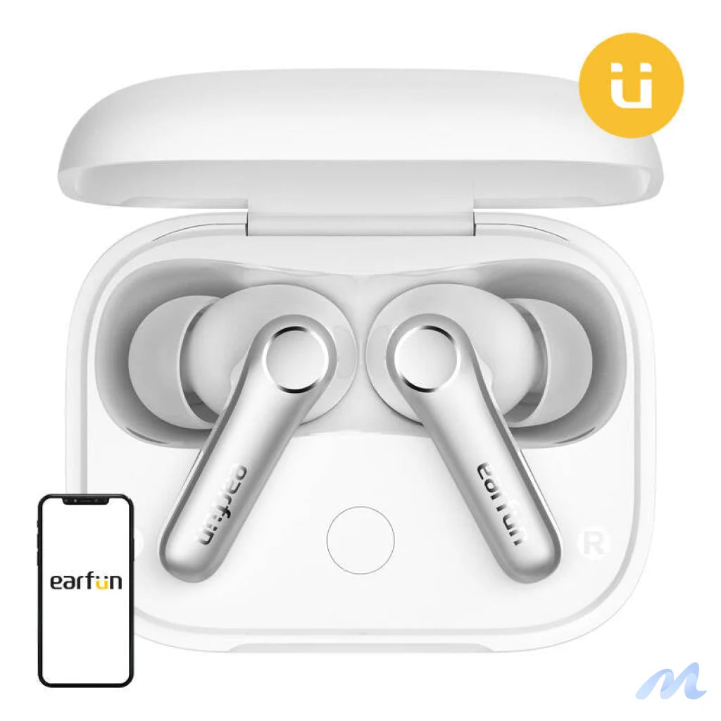 Wireless earphones TWS EarFun Air Pro 4, ANC (white)