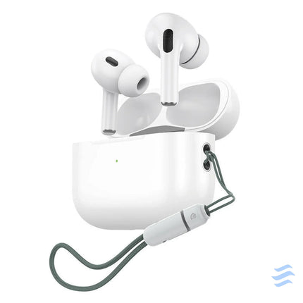 Wireless earphones TWS Foneng BL129 with induction charging (white) TWS