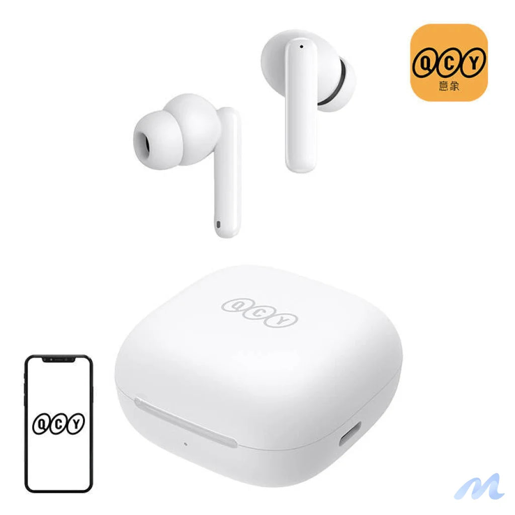 Wireless Earphones TWS QCY T13 ANC (white)