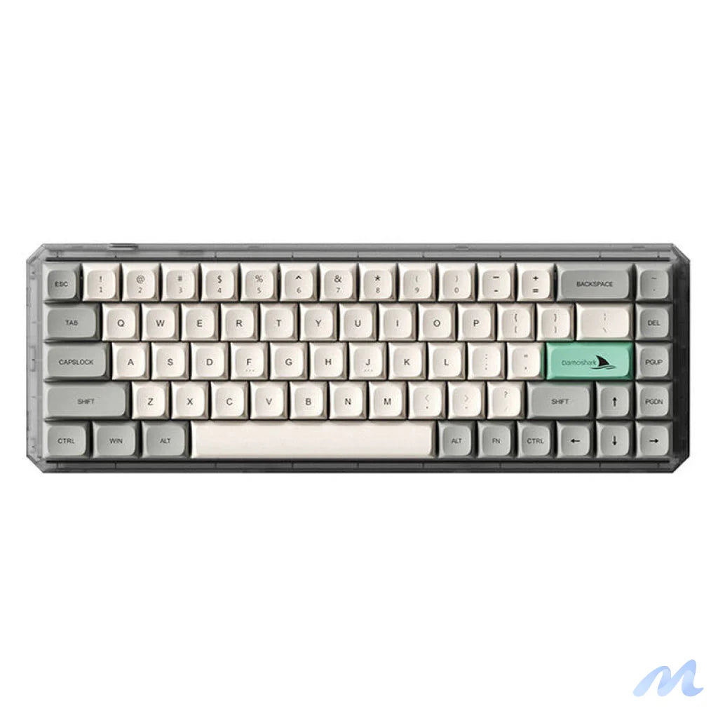 Wireless gaming keyboard Darmoshark K5 Light luxury version yellow switch