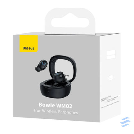 Wireless headphones Baseus Bowie WM02 TWS Bluetooth 5.0 (black) TWS