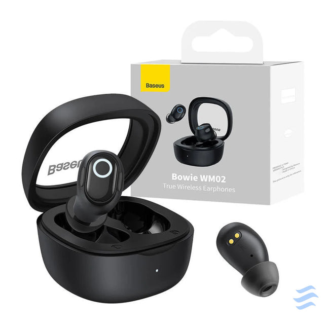 Wireless headphones Baseus Bowie WM02 TWS Bluetooth 5.0 (black) TWS