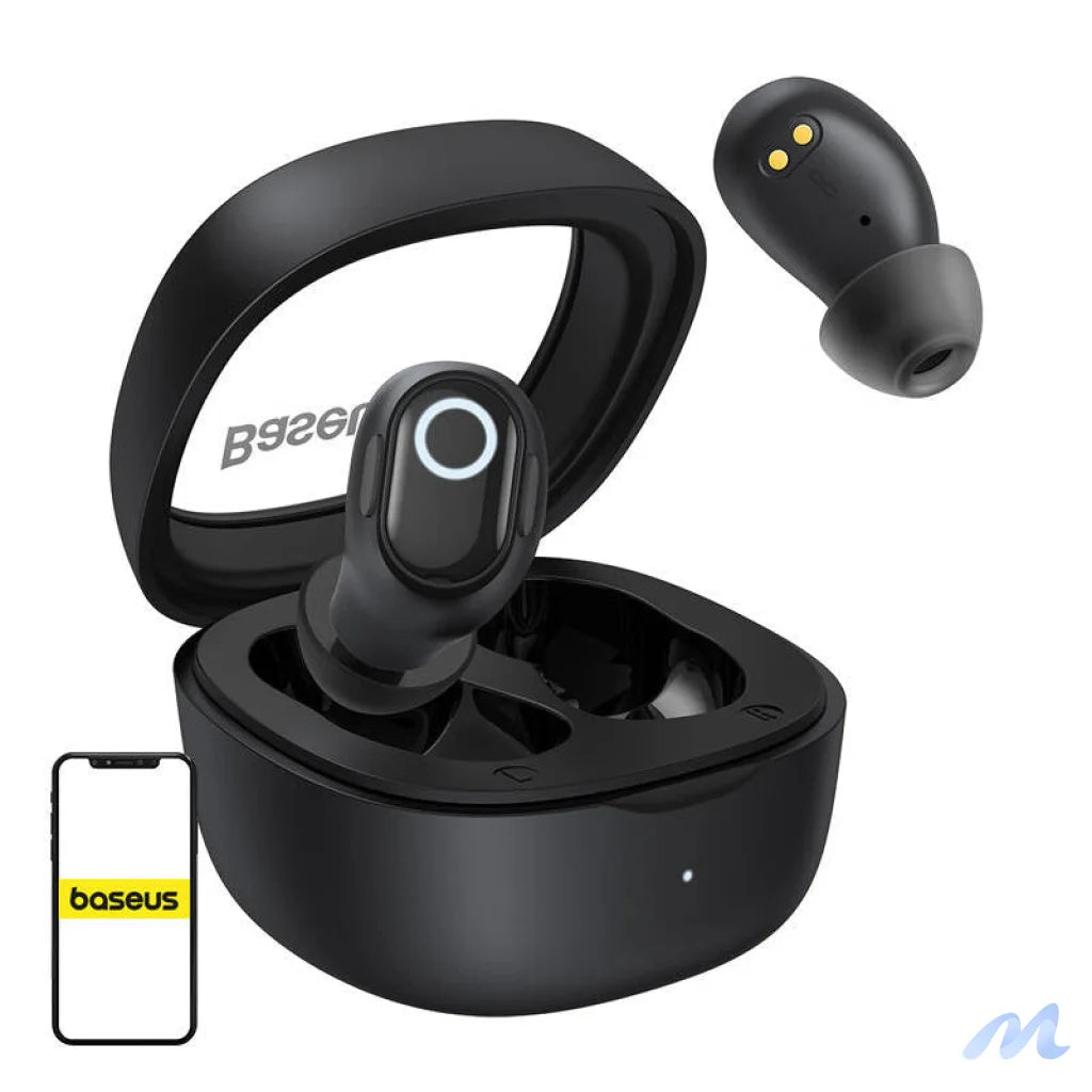 Wireless headphones Baseus Bowie WM02 TWS, Bluetooth 5.0 (black)