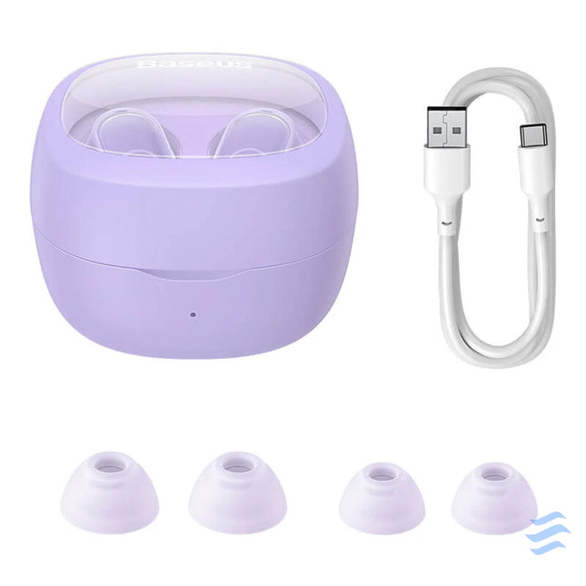 Wireless headphones Baseus Bowie WM02 TWS Bluetooth 5.0 (Violet) OS TWS
