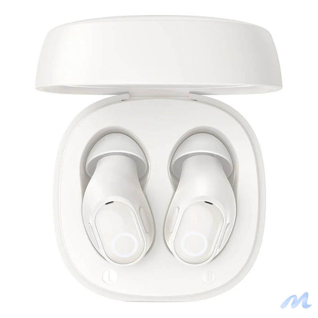 Wireless headphones Baseus Bowie WM02 TWS, Bluetooth 5.0 (white) OS