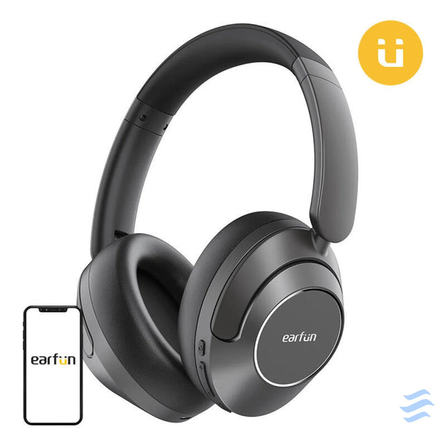 Wireless headphones EarFun WavePro (black) Over ear