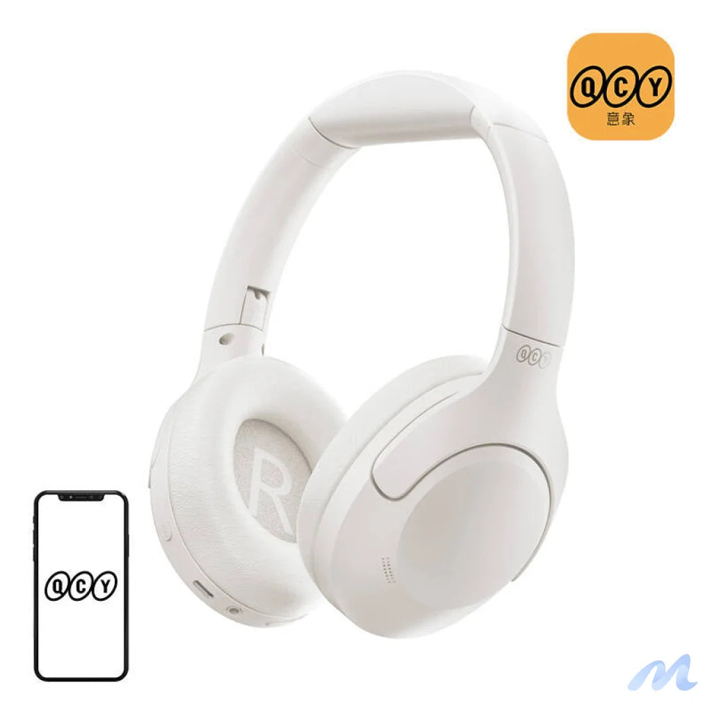 Wireless Headphones QCY H3 lite, ANC (white)