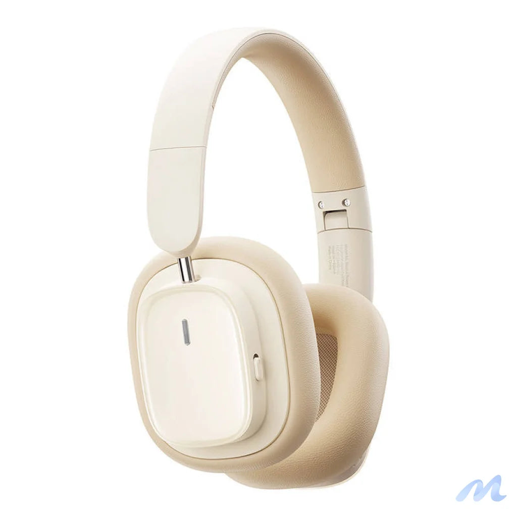 Wireless Headphones with Noise-Cancellation Baseus Bowie H1i (White)