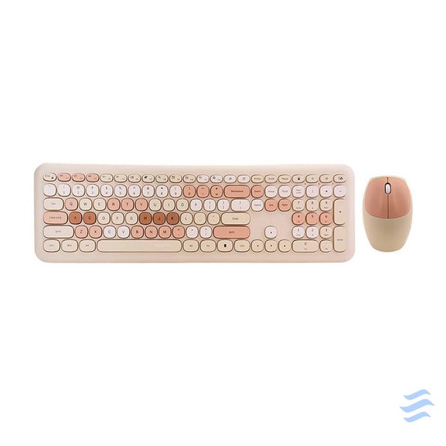 Wireless keyboard + mouse set MOFII 666 2.4G (beige) Sets