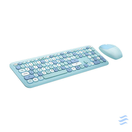 Wireless keyboard + mouse set MOFII 666 2.4G (Blue) Sets