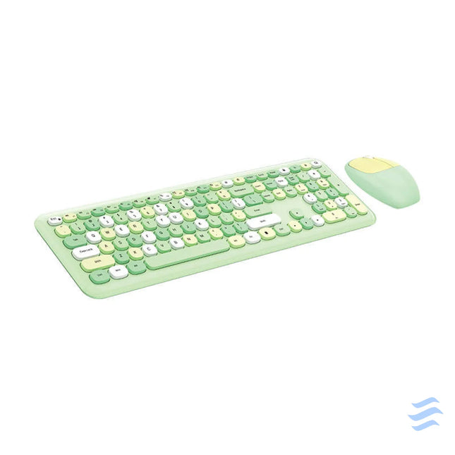 Wireless keyboard + mouse set MOFII 666 2.4G (Green) Sets