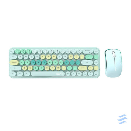 Wireless keyboard + mouse set MOFII Bean 2.4G (Green) Sets