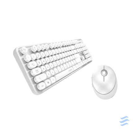 Wireless keyboard + mouse set MOFII Sweet 2.4G (white) Sets