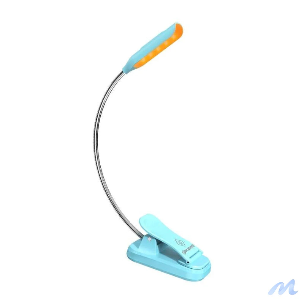 Wireless lamp Glocusent mini GLCSNTBL103B clip-on book light, USB-C Blue