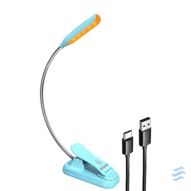 Wireless lamp Glocusent mini GLCSNTBL103B clip on book light USB C Blue Others